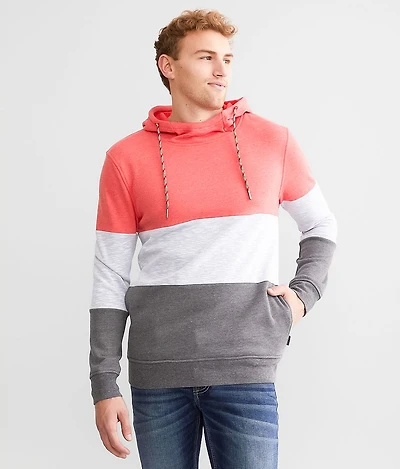 Color Block Hooded Sweatshirt