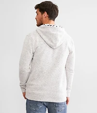Cozy Stripe Henley Hoodie