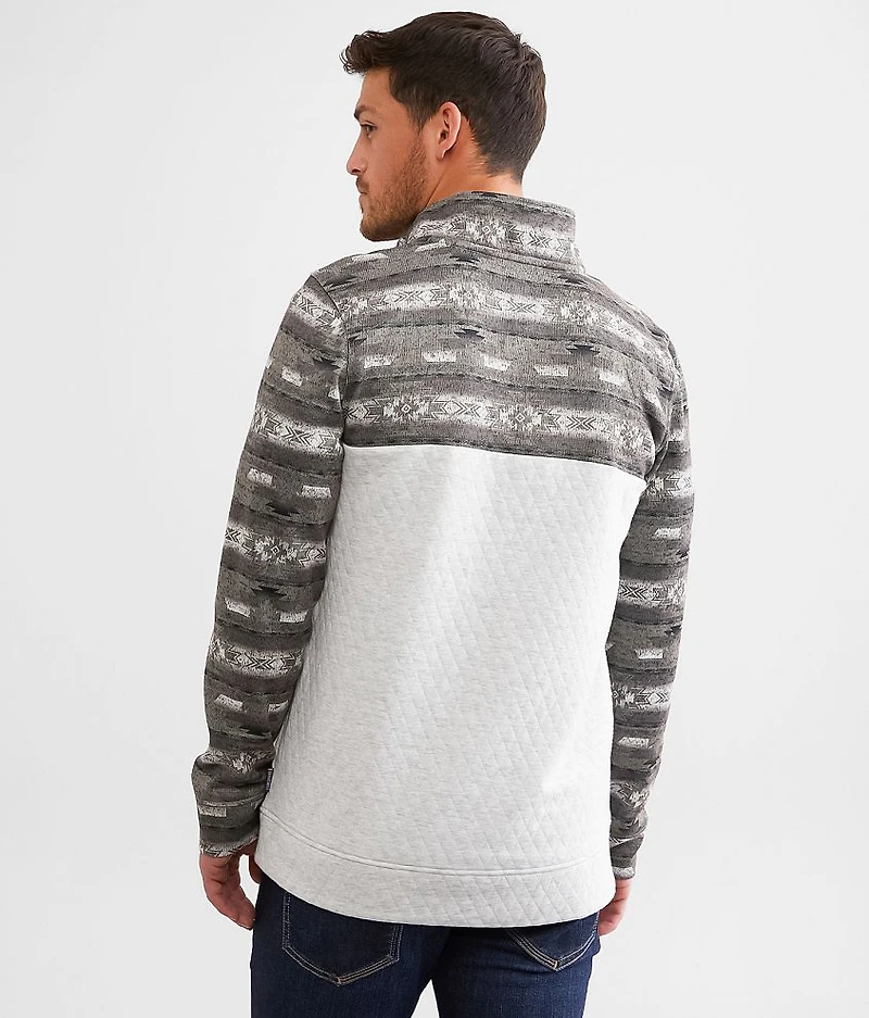 Western Quilted Quarter Snap Pullover