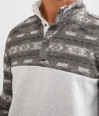 Western Quilted Quarter Snap Pullover