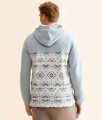 Quarter Zip Hooded Sweatshirt