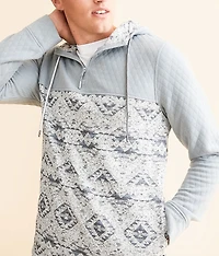 Quarter Zip Hooded Sweatshirt