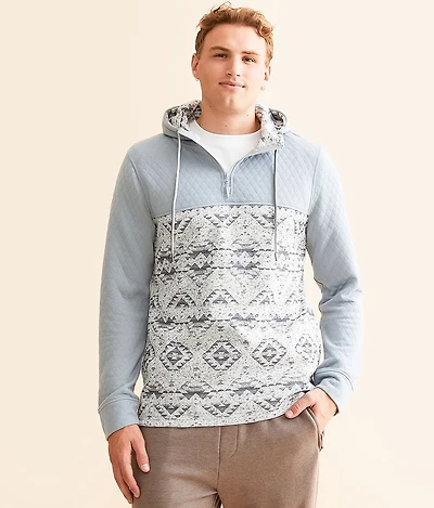 Quarter Zip Hooded Sweatshirt
