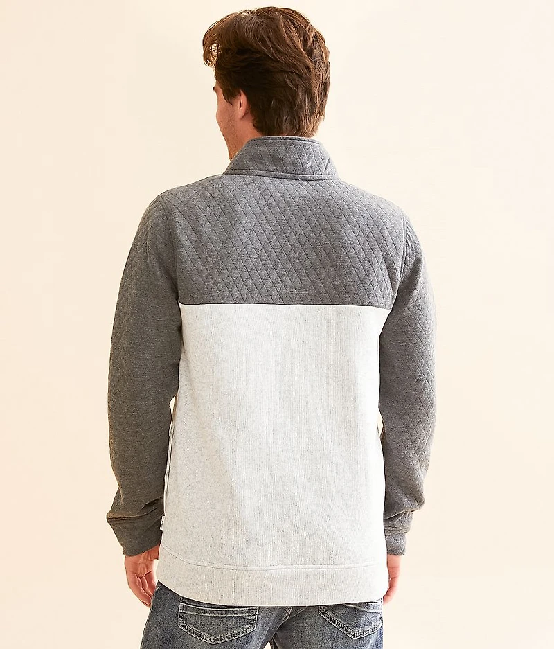 Quilted Quarter Snap Pullover