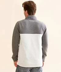Quilted Quarter Snap Pullover