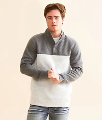 Quilted Quarter Snap Pullover