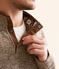 Southwestern Quarter Snap Pullover