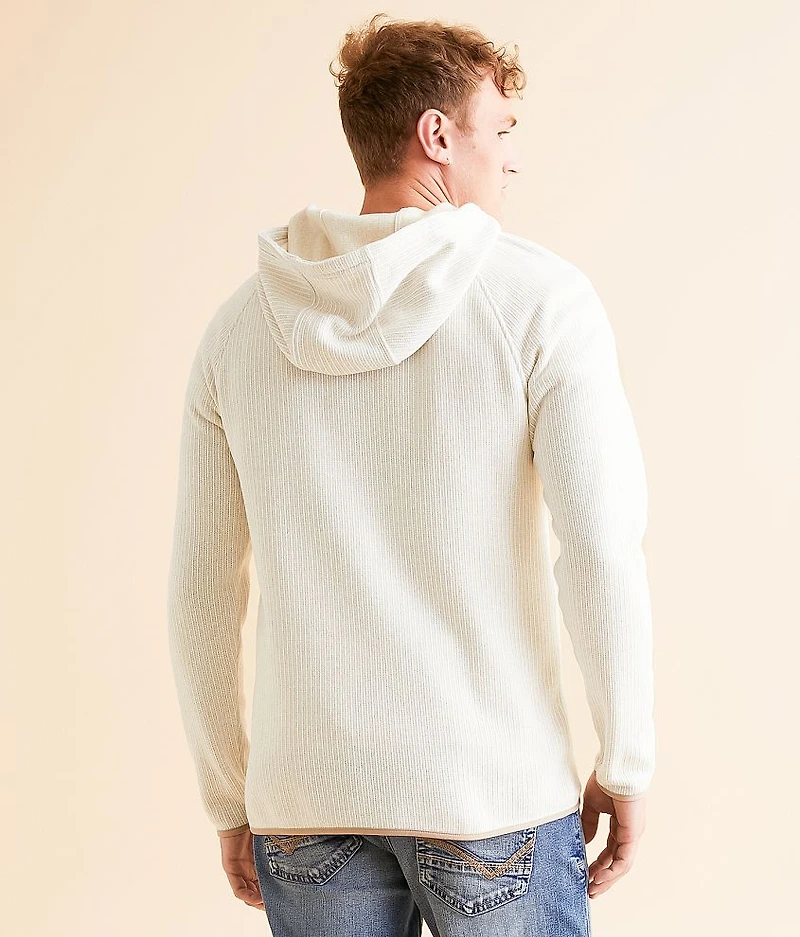 Cozy Henley Hooded Sweatshirt