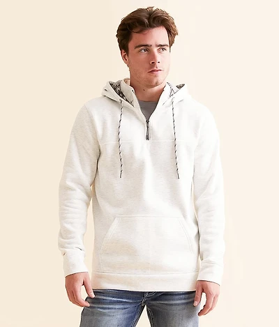 Quarter Zip Hooded Sweatshirt