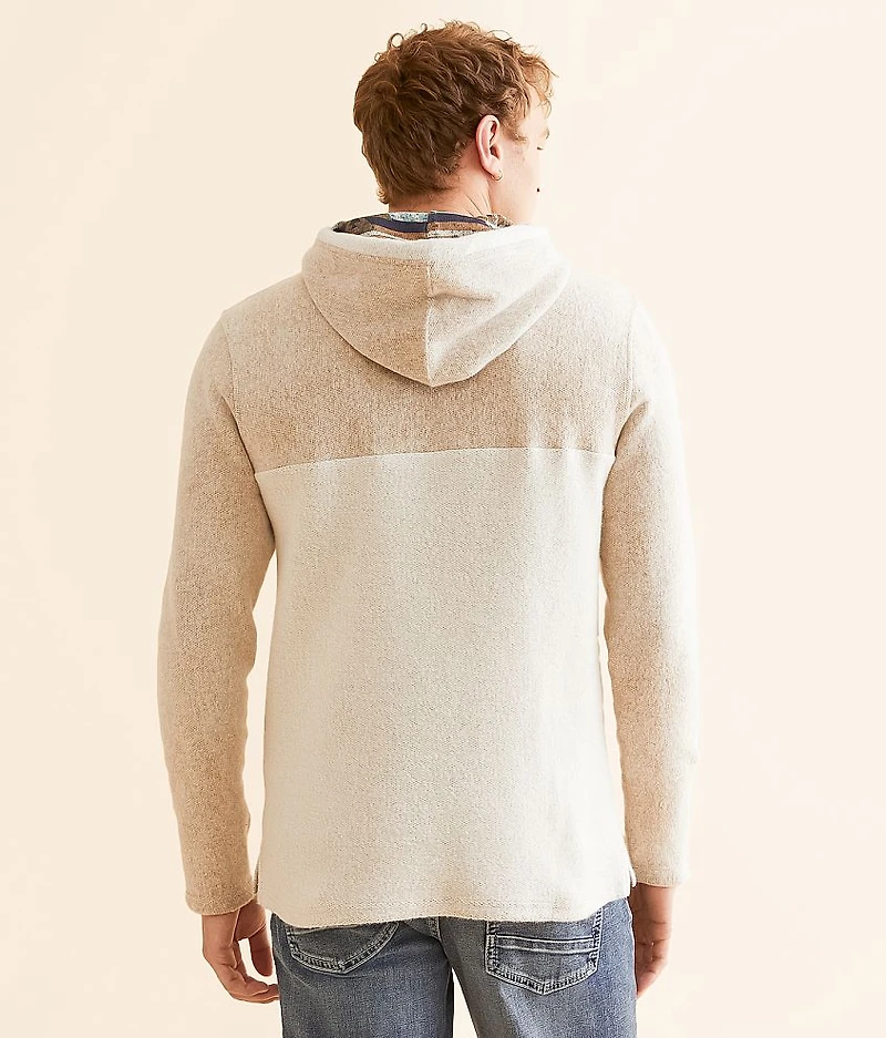 Cozy Color Block Hooded Sweatshirt