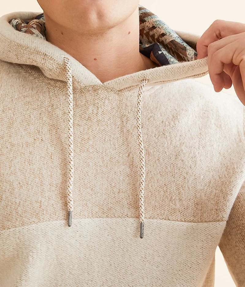 Cozy Color Block Hooded Sweatshirt