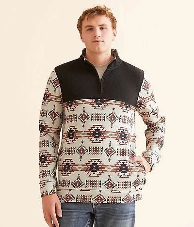 Southwestern Quarter Zip Pullover