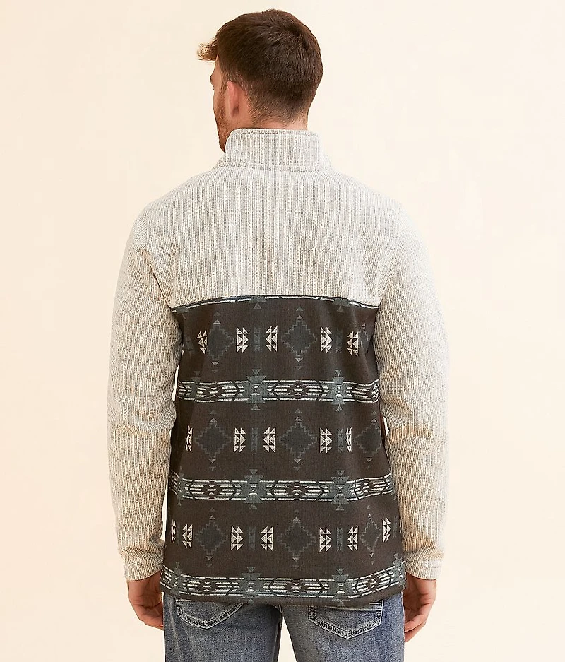 Southwestern Quarter Zip Pullover