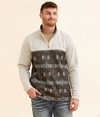 Southwestern Quarter Zip Pullover