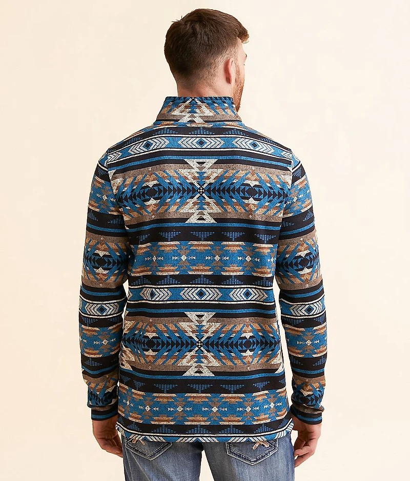 Southwestern Quarter Zip Pullover
