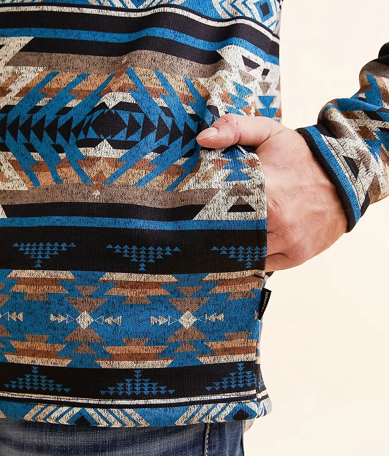 Southwestern Quarter Zip Pullover