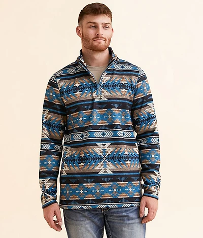 Southwestern Quarter Zip Pullover