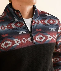 Southwestern Quarter Zip Pullover