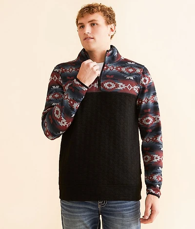 Southwestern Quarter Zip Pullover