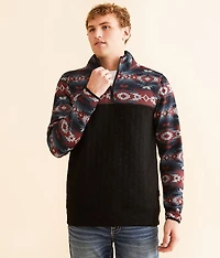 Southwestern Quarter Zip Pullover