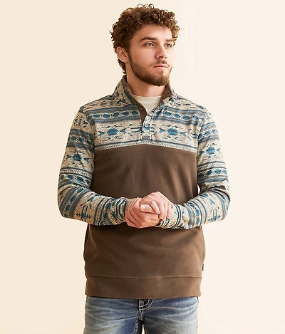 Southwestern Quarter Snap Pullover
