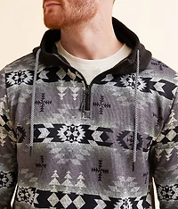 Southwestern Quarter Zip Hoodie
