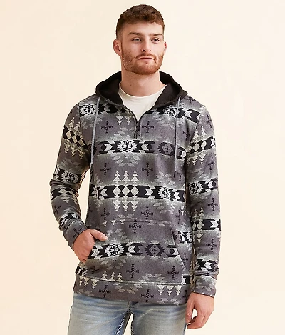 Southwestern Quarter Zip Hoodie