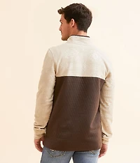 Embossed Polar Fleece Pullover