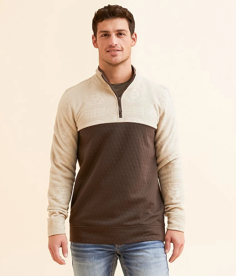 Embossed Polar Fleece Pullover
