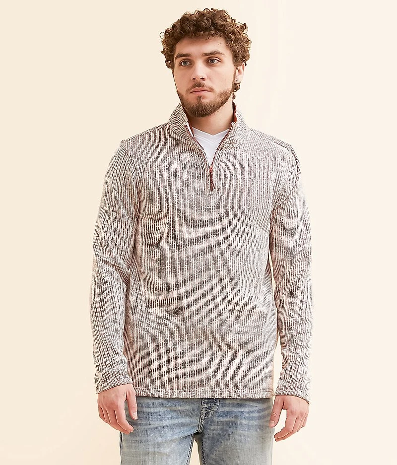 Cozy Knit Quarter Zip Pullover