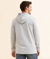 Quarter Zip Hooded Sweatshirt