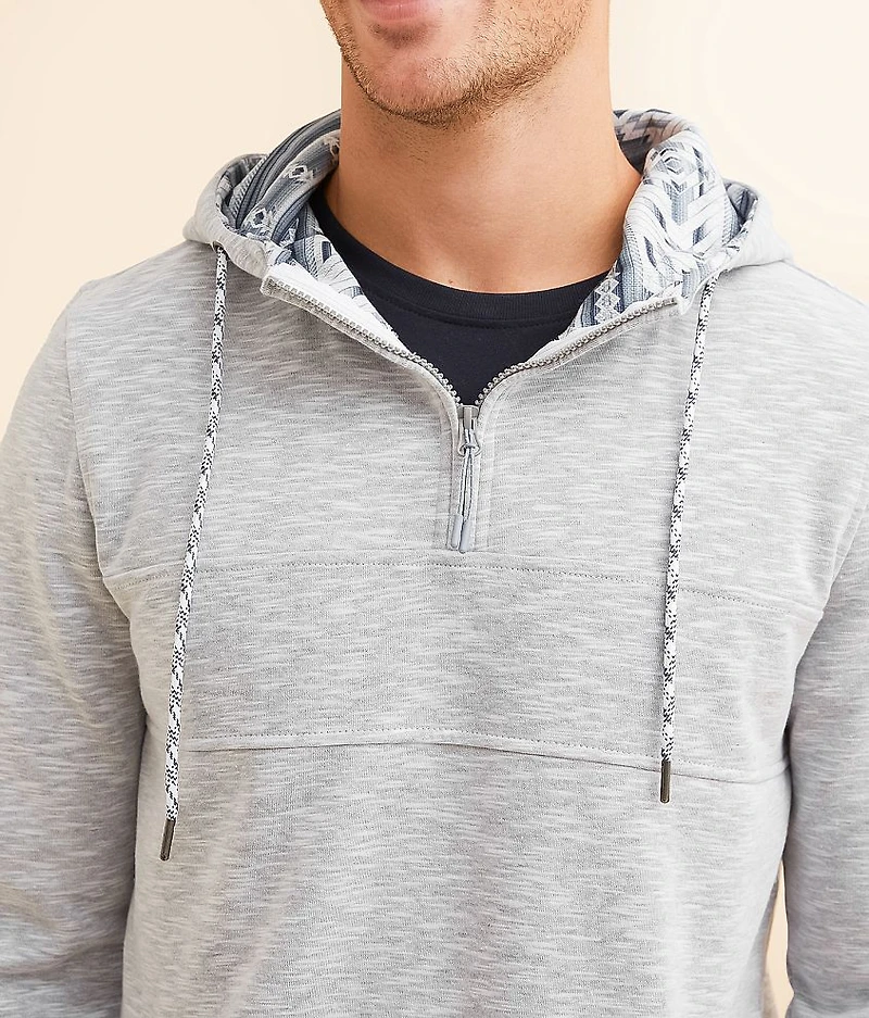 Quarter Zip Hooded Sweatshirt