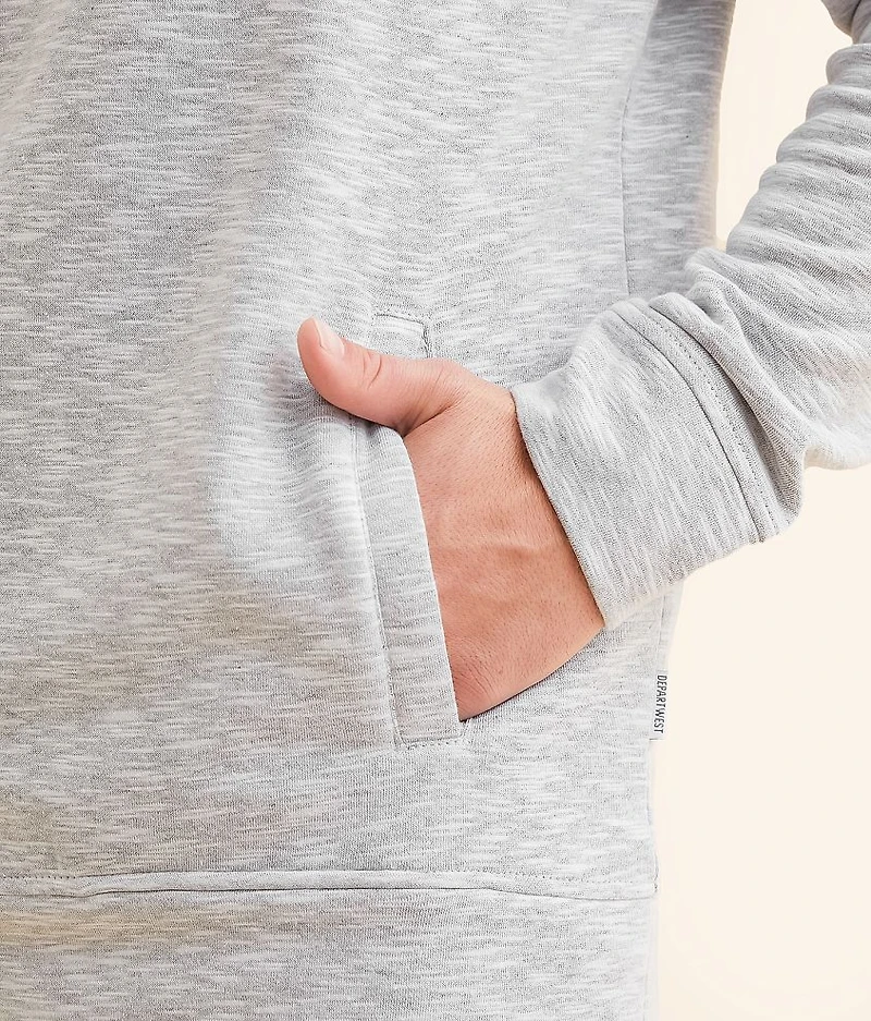 Quarter Zip Hooded Sweatshirt