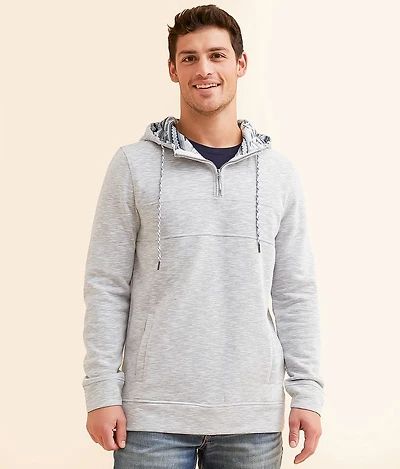 Quarter Zip Hooded Sweatshirt