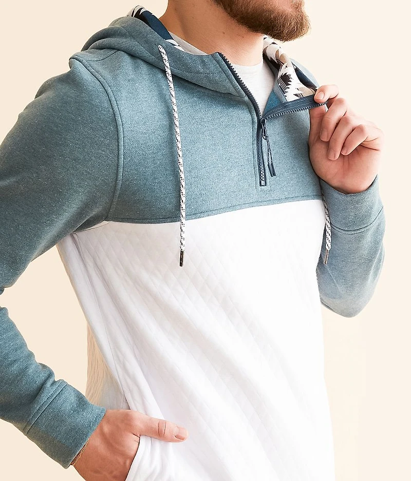 Quarter Zip Hooded Sweatshirt