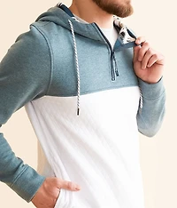 Quarter Zip Hooded Sweatshirt