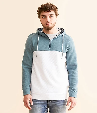 Quarter Zip Hooded Sweatshirt