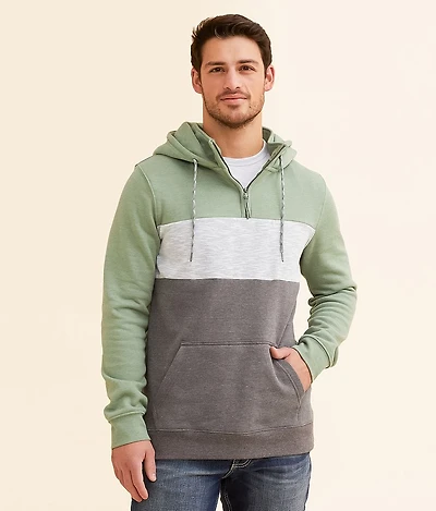Quarter Zip Hooded Sweatshirt