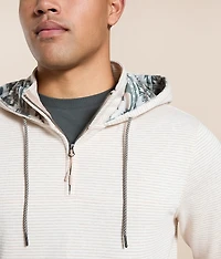Quarter Zip Hooded Sweatshirt