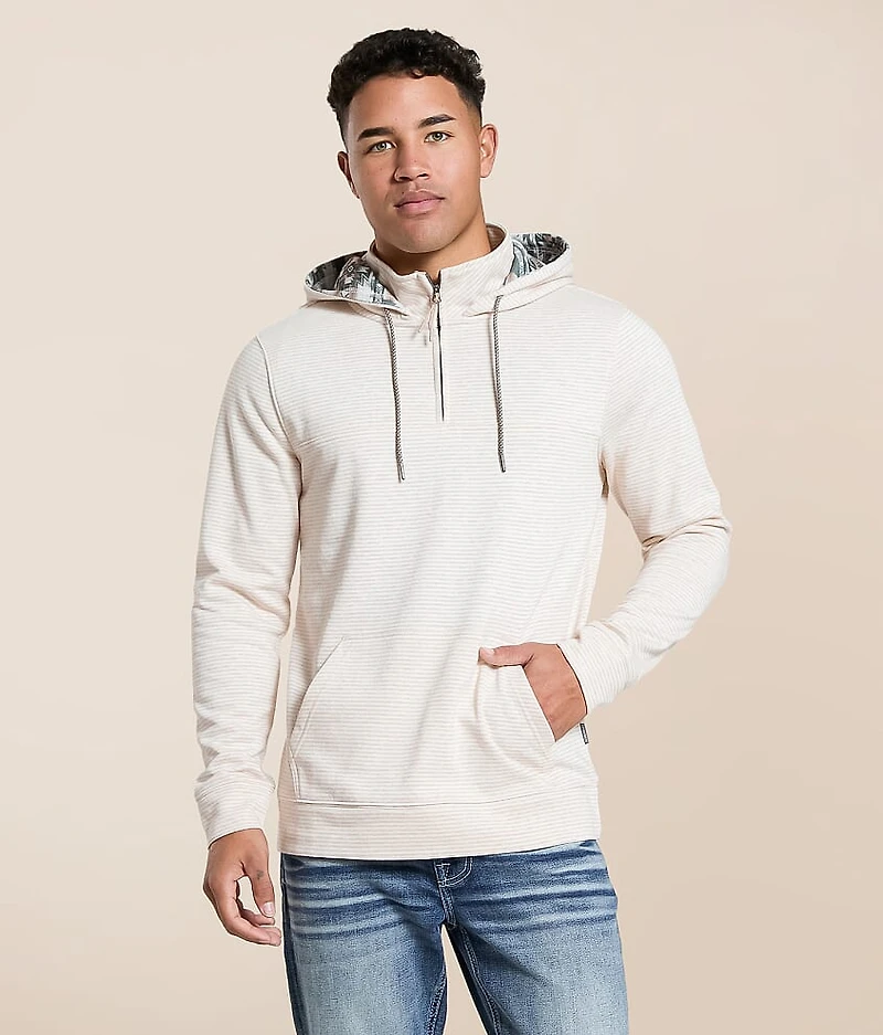 Quarter Zip Hooded Sweatshirt