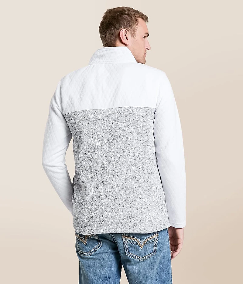 Marled Quarter Zip Pullover