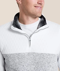 Marled Quarter Zip Pullover