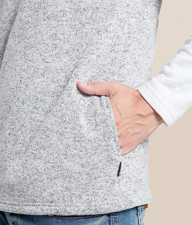 Marled Quarter Zip Pullover