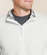 Marled Quarter Zip Pullover