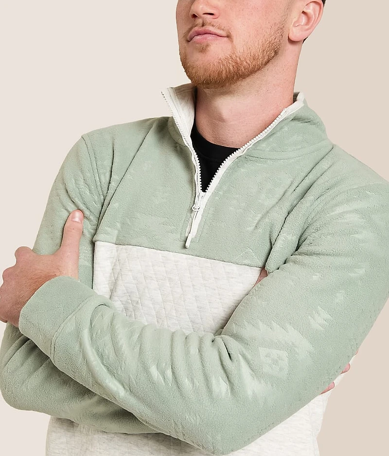 Pieced Fleece Pullover