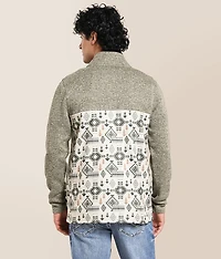 Southwestern Quarter Zip Pullover