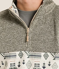 Southwestern Quarter Zip Pullover