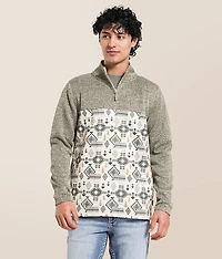 Southwestern Quarter Zip Pullover