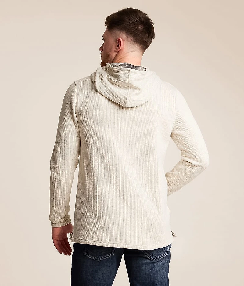 Striped Cozy Hooded Sweatshirt