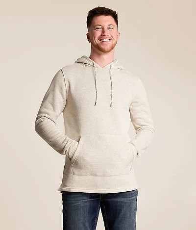 Striped Cozy Hooded Sweatshirt